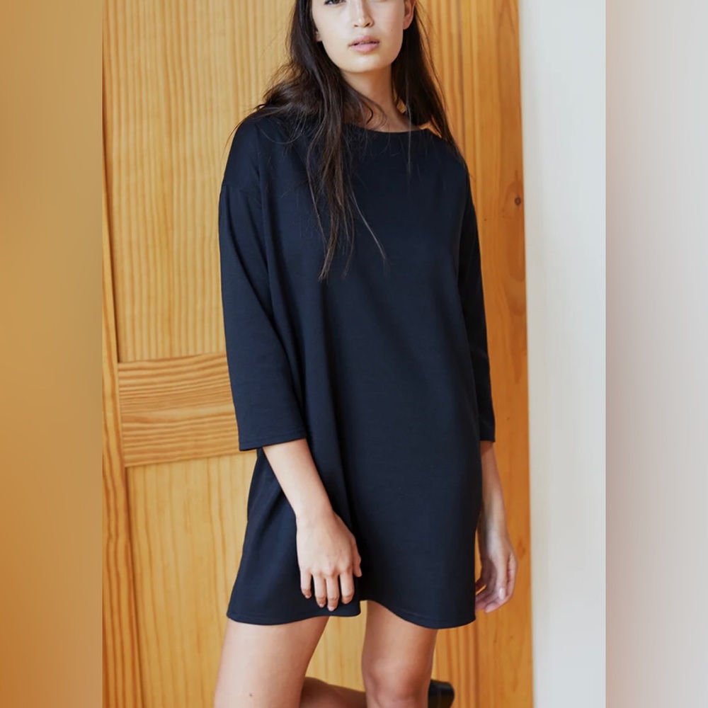 Emerson Fry - SAILOR DRESS - BLACK PONTE